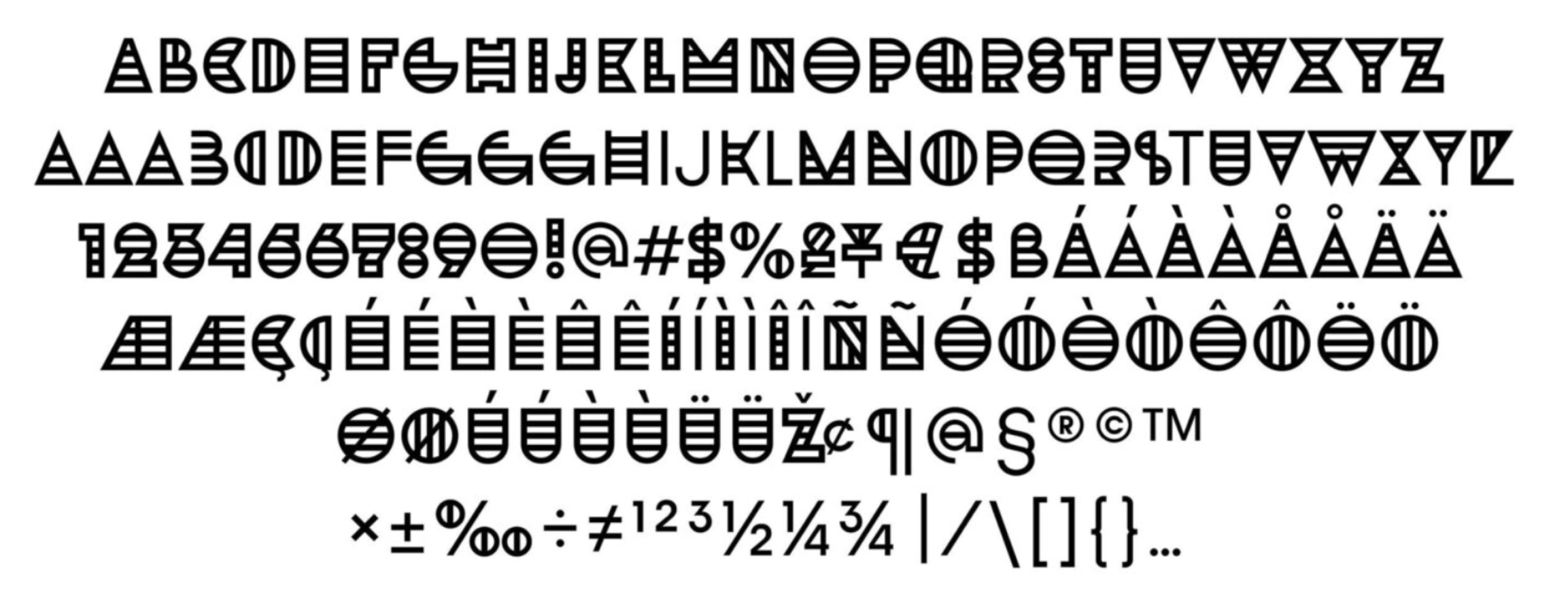 Trochut Typeface Design