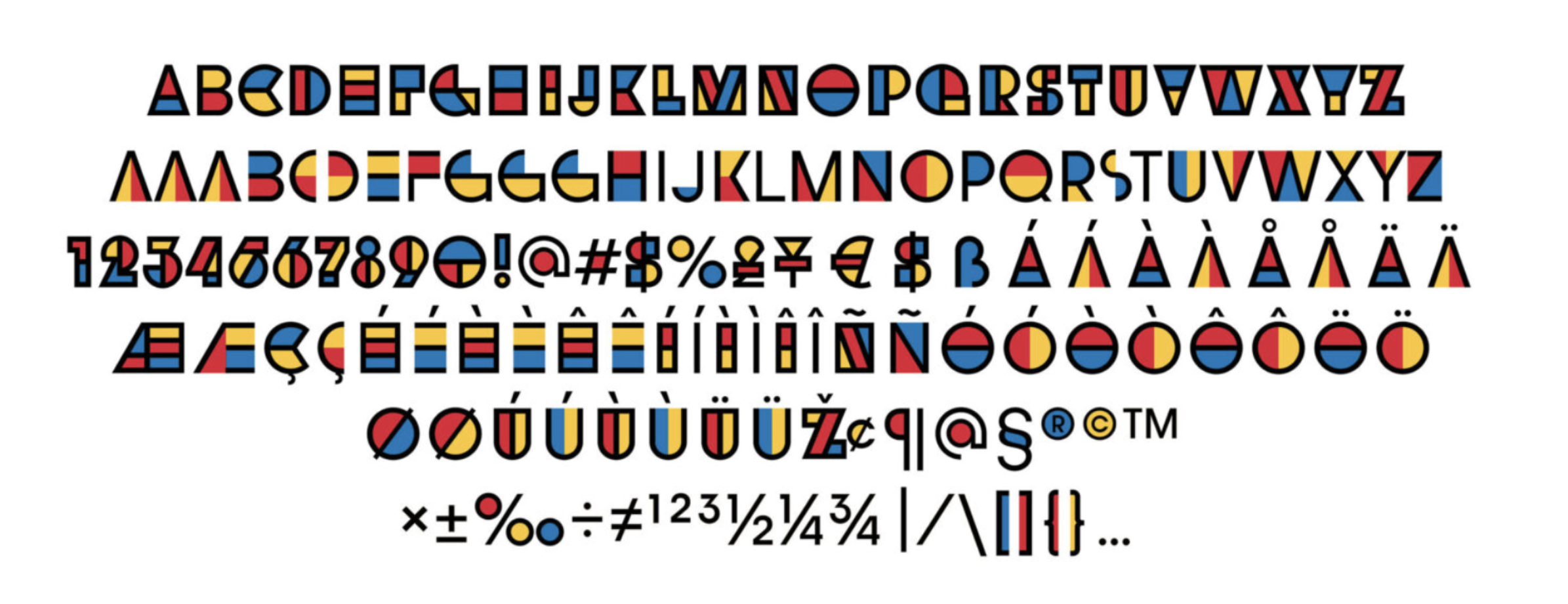 Utopian Typeface Grid